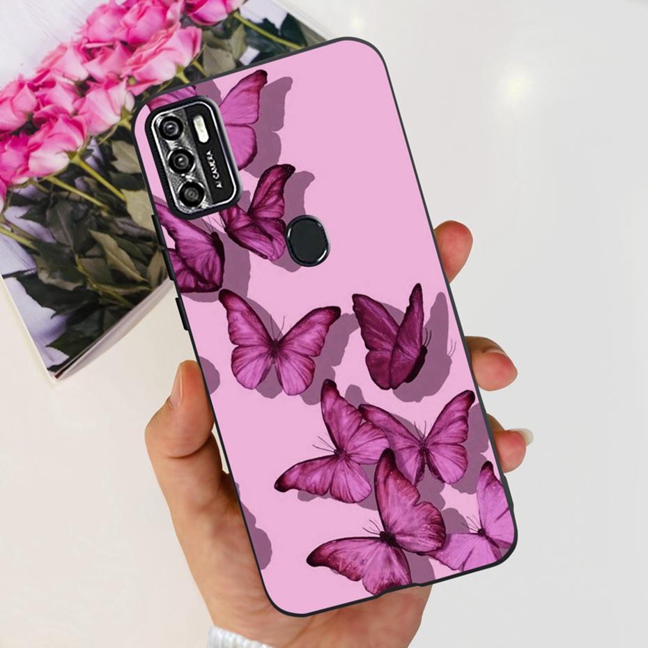 Lovely Case For ZTE Blade A7s 2020 / Optus X Pro / Telstra Evoke Plus 2 Black Silicon Soft Cases Cover For Zte A7s (2020) A7020