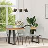 VidaXL Chaises à manger lot de 4 Gris clair Velours 3315180