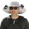 Summer For Outdoor Camping Fishing Hiking Sunscreen Fisherman Hat Solar Fan Cap Portable Solar Charging Cap with Fan Men Women