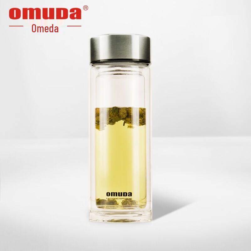 Стеклянная термокружка Oumeida с двойными стенками