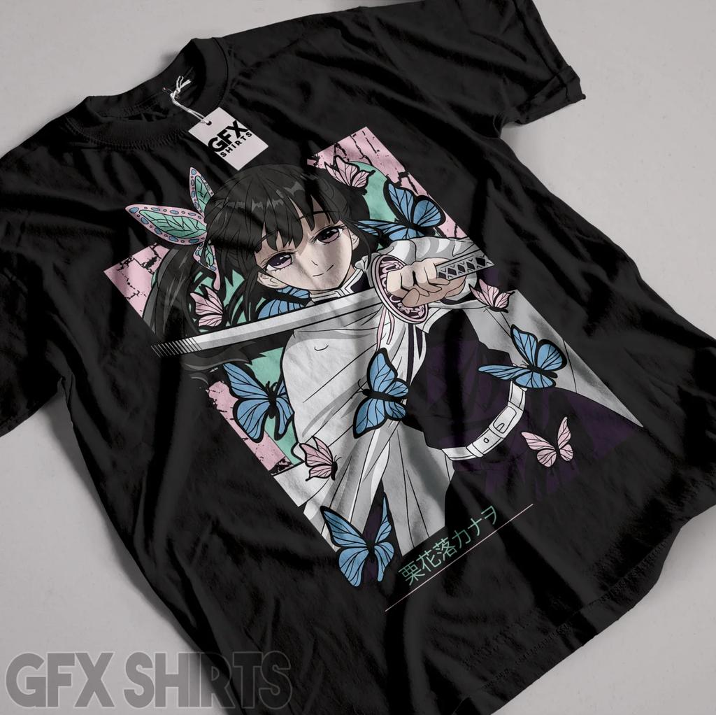 Demon Slayer Kanao Tsuyuri Shirt Anime Manga Tanjiro Kimetsu No Yaiba T-Shirt