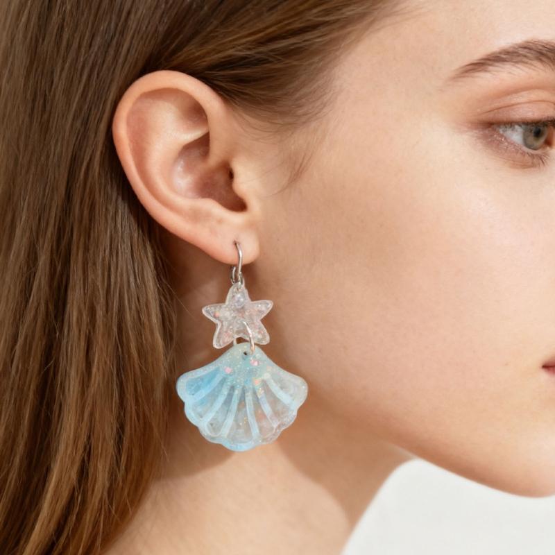 Elastic Marine Life Silicone Casting Mold Silicone Texture Suitable for Handmade Jewelry Supplies and Gift Making