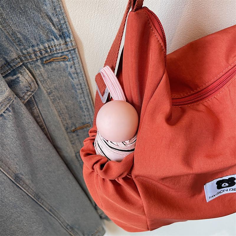 Nylon Lightweight Shoulder Bag Women's Commuter Multi-function Crossbody Bag