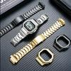 New Mod Kit Accessories for Casio Small Square Watch 3578 GW-BX5600 Metal Case Bezel Stainless Steel Strap Men Black/Gold/Silver