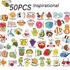 Animals Pattern Motivational Sticker Kids Toy Decals Hand Account Decoration Reward Stickers