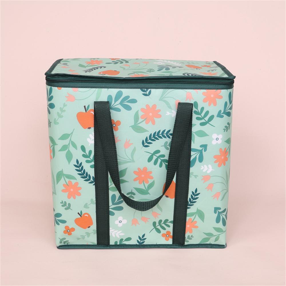 Insulated Reusable Grocery Bags,Collapsible Cooler Bag for Groceries,Heavy Duty Large Insulated Bag, Reusable Large Capacity Bag