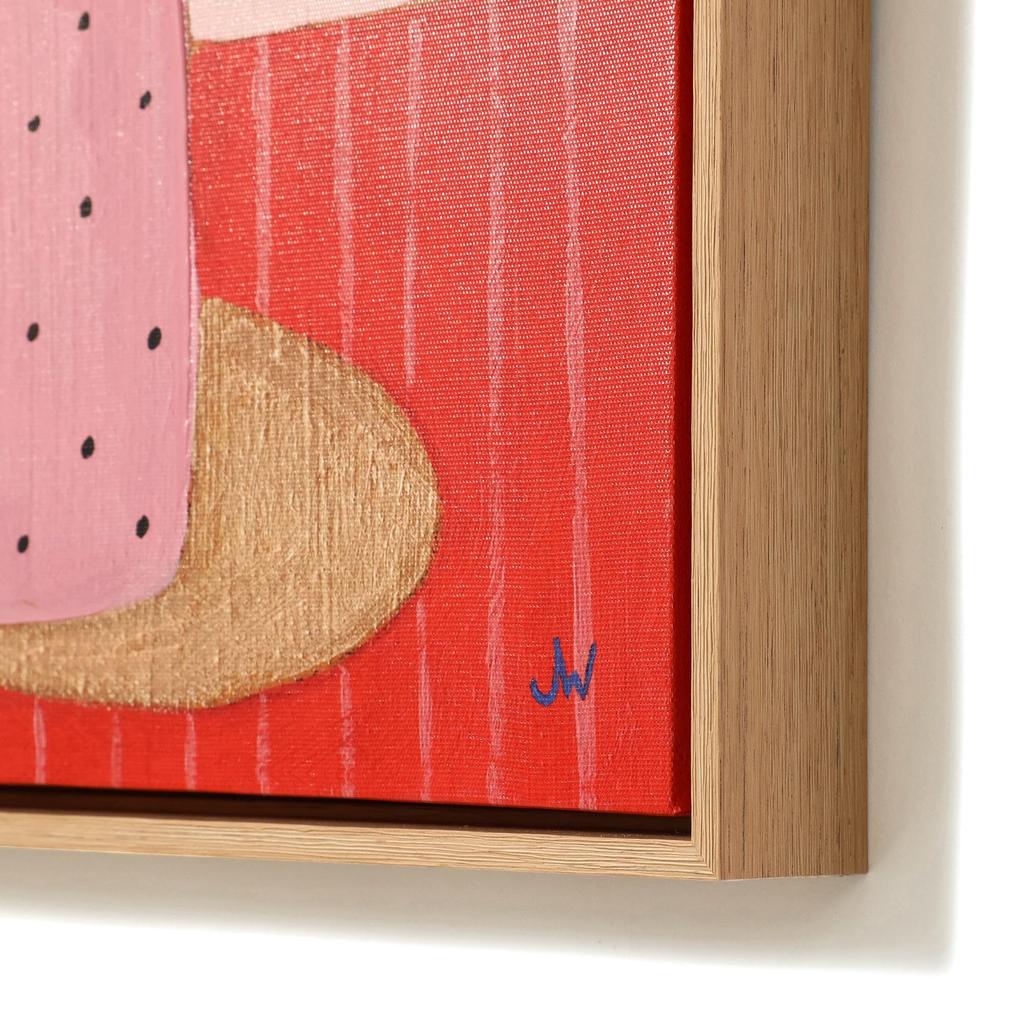 Francfranc Retro Flower Art Board