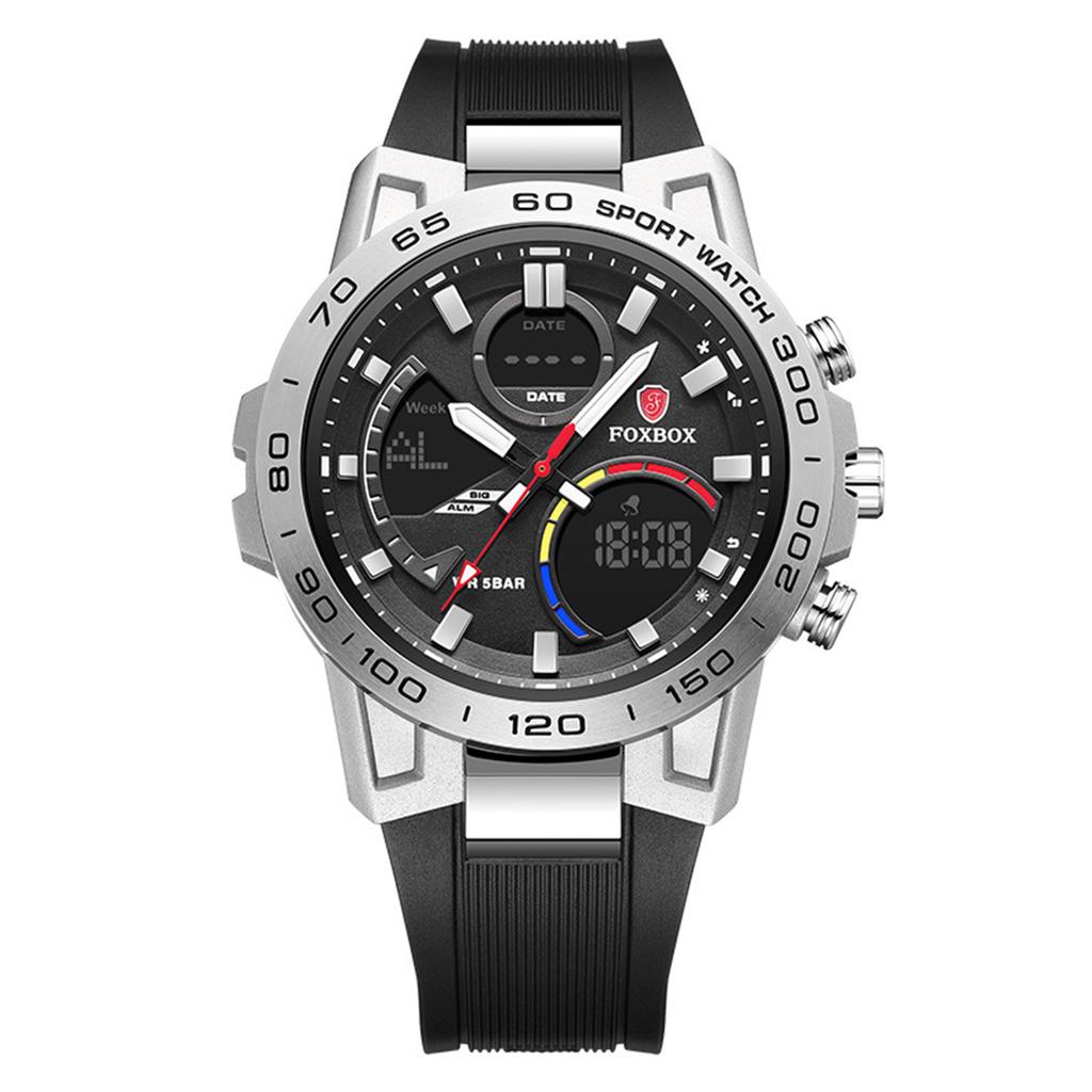 Men's Waterproof Luminous Running Alarm Clock Watch