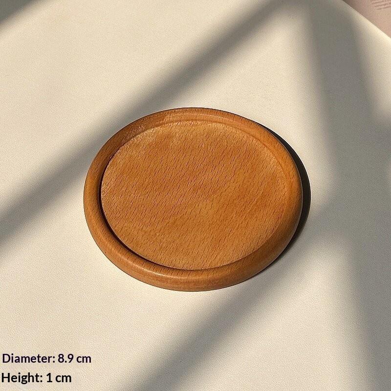 

Round Wooden Slice Cup Mat Coaster Tea Coffee Mug Drinks Holder For Diy Tableware Decor Durable Kitchen Decor Home A1