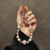 Luxury High-End Mobile Phone Chain Full of Star Crystal Beaded Bracelet Mobile Phone Lanyard Short Wrist Hand Chain Pendant