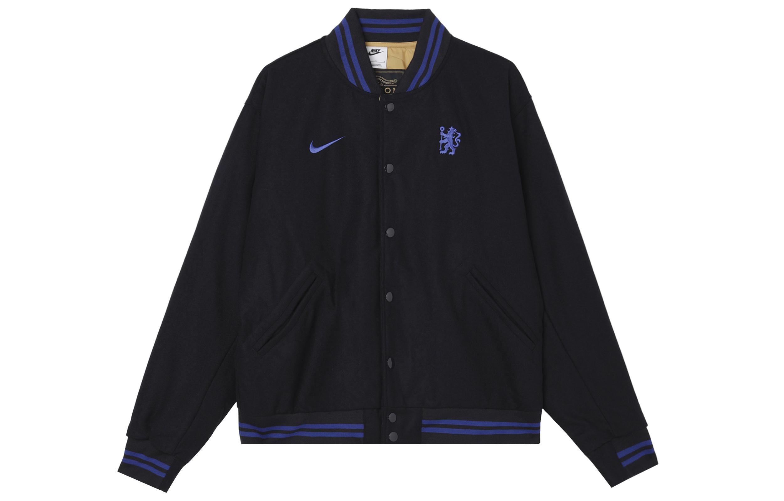 

Nike Jackets Men s Asphalt Blue Stand Collar Moderate Other FB2132-426 L