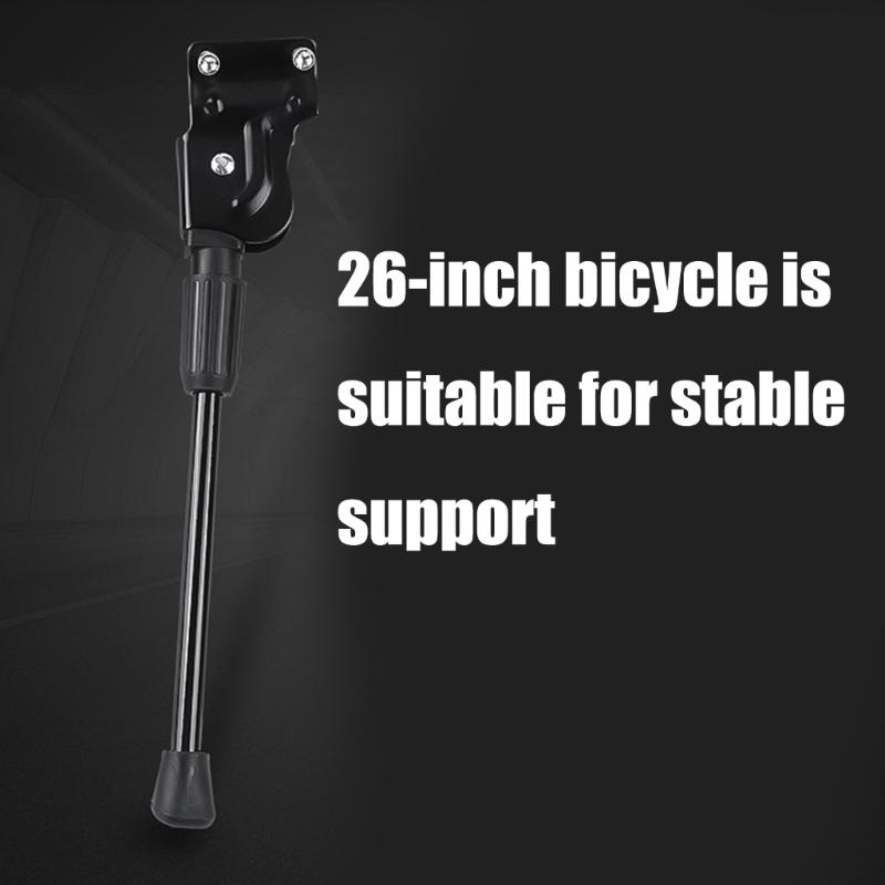 Bicycles Side Stand with Antislip Feet for 26Inch Mountain Bikes, Road Bicycles Kickstand Bike Rear Side Stand Kickstand