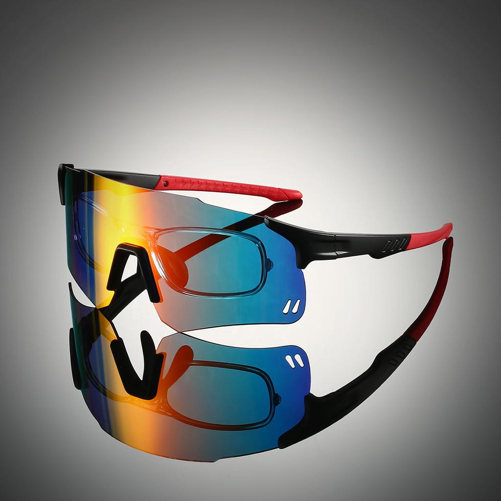 Rimless Sports Protective Sunglasses Men Fashion Mirror Outdoor Cycling Goggle New Women Anti-UV Windproof Shades