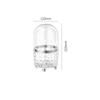 360 Degree Rotating Makeup Brush Holder Large Capacity Diamond Pattern For Vanity Desk Bathroom Cosmetics Storage
