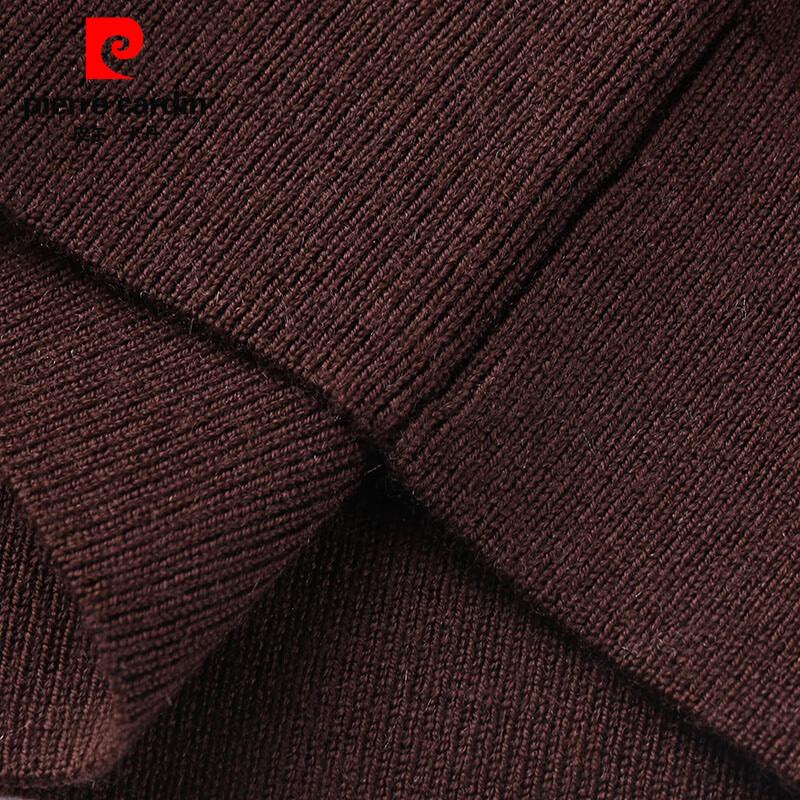 Pierre Cardin Men's 100% Pure Wool Short Sleeve Half Turtleneck Sweater