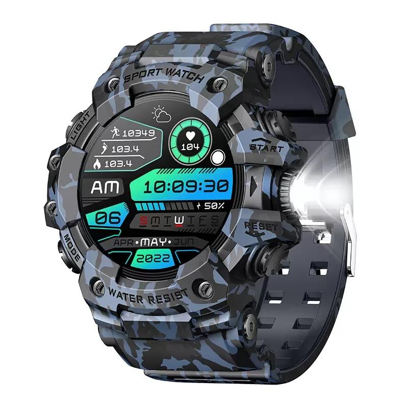 Xiaomi Mijia Smart Watch Outdoor Sports Compass Flashlight Watch Bluetooth Call Heart Rate Monitoring Waterproof Watches for Men