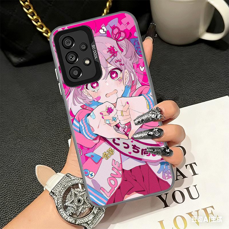 Anime Kwaii Girl Ins Style Soft Phone Case for Samsung A17 A16 A15 A14 A13 A57 A56 A55 A54 A53 A37 A36 A35 A34 A33 A26 A25 A24 A