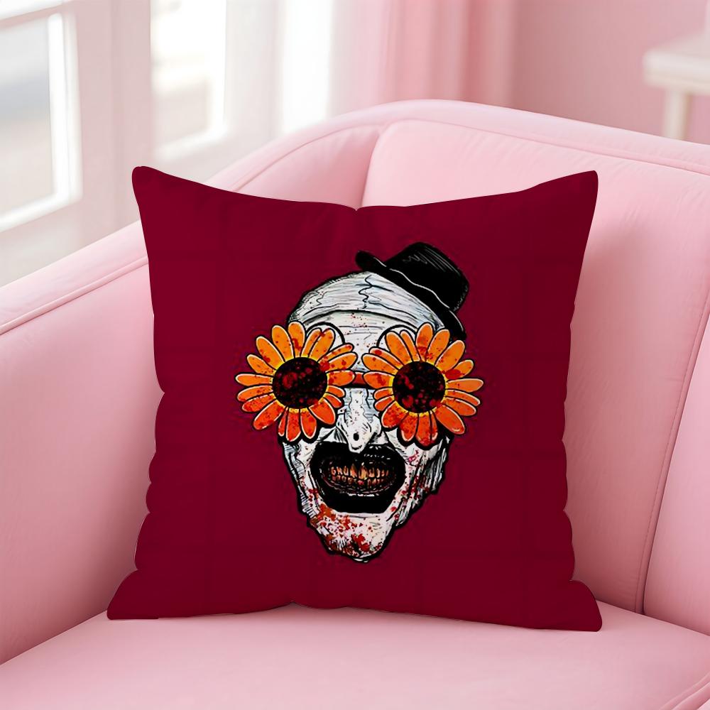 Terrifier Film coole Kissenhülle Bequeme Wendekissenhülle Ideal für Auto Sofa Schlafzimmer & Mehr