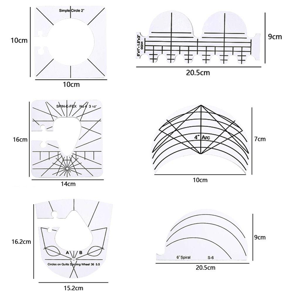 DIY Quilting Tools Acrylic Quilter Ruler New Apparel Sewing Supplie