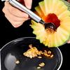 1pc Double Headed Fruit Carving Spoon DIY Salads Desserts Ripple Decoration Watermelon Melon Remove The Seeds Ball Digger YMY