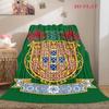 Royal Heraldry Regal Symbols blanket Suitable for all seasons Soft and comfortable Machine washable Office rest blanket Air conditioning blanket