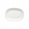 Platter 23 X 16.5 Cm White Simple Oval Plate