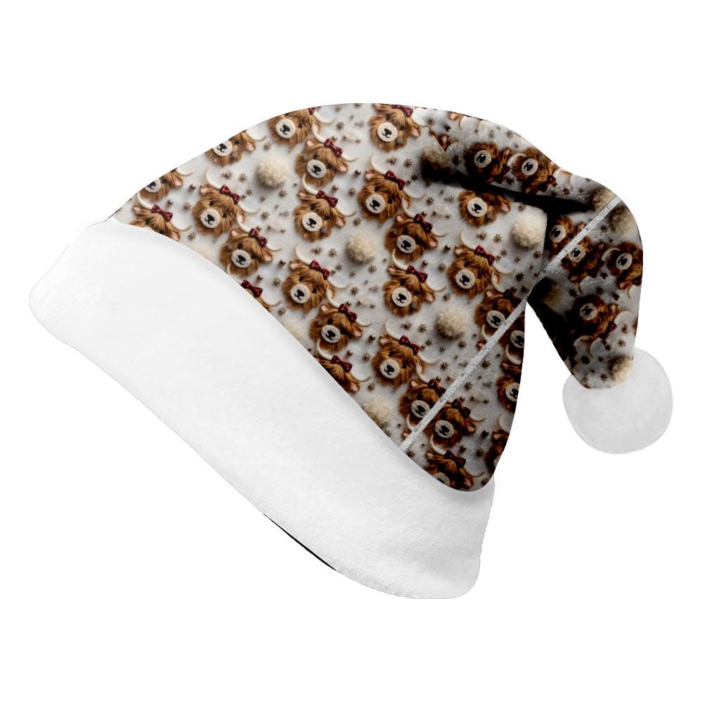 2024 Christmas Ornaments: Double-Sided Flannel Snowman Print