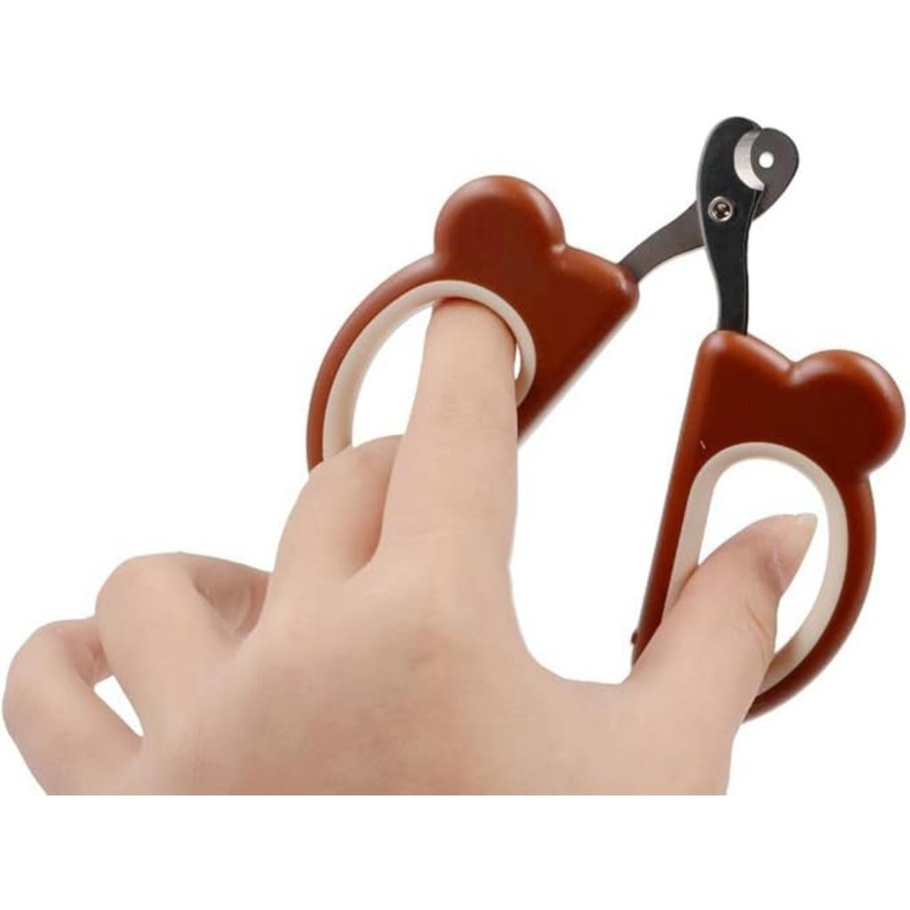 Practical Kitten Puppy Claw Nail Cutter for Trimming Pet Nail Clippers Cutter, Professional Pet Nail Clippers, Cute Bear Shape Cat Dog Nail Trimmer