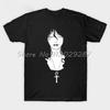 Minimal Death Sandman Endless Death Comic Black T-Shirt Gift For Comic Fans Men Cotton Tops Tee