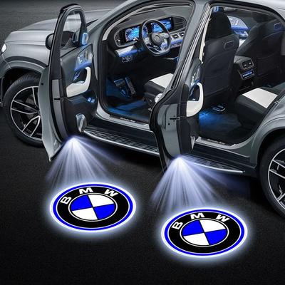 BZK1 Car Emblem Wireless Courtesy Lamp Car Door Welcome Light LED Projector For M E46 E90 F20 E39 E91 E87 E60 E93 F10 X3 E83 E61