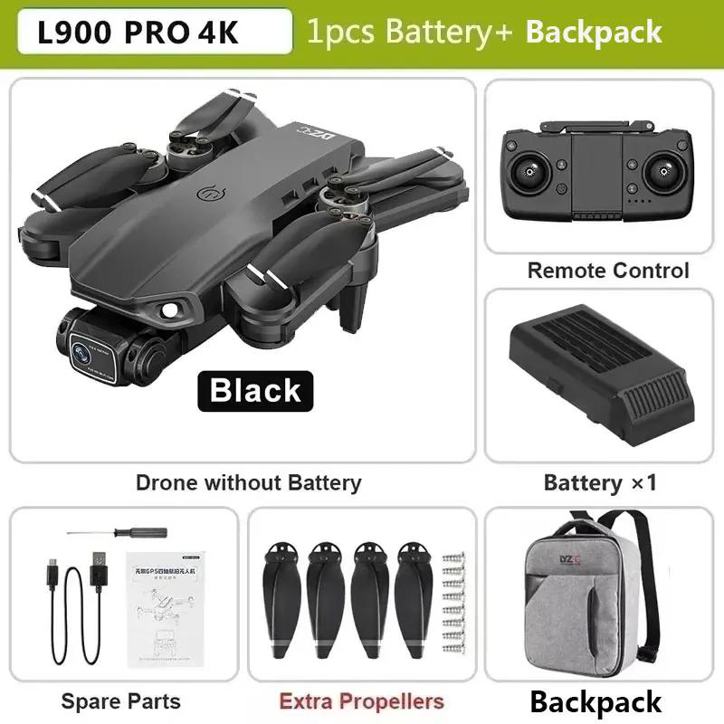 L900 Pro SE MAX GPS Drone 4K Professional Dual HD Camera 5G WIFI 360° Obstacle Avoidance Brushless Motor Rc FPV Quadcopter Dron