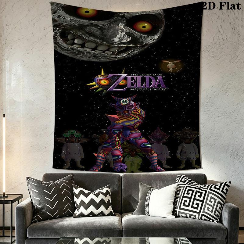 Legend of Zelda Wall Hanging Printed Fabric Blanket Decorative Tapestries for Bedroom Living Room Home Decor
