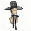 HX6F Traditional Korean Hat for Adult Teens Breathable Fabric Adjustable  Boys Same Styles Hat for Dance Event Dressingup
