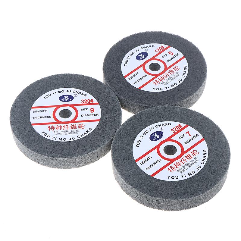 Hot Sale Metal Polishing Wheel 150*25mm Non-Woven Abrasive Disc Nylon Fiber 5P/7P/9P Options 180# For Polishing Operations