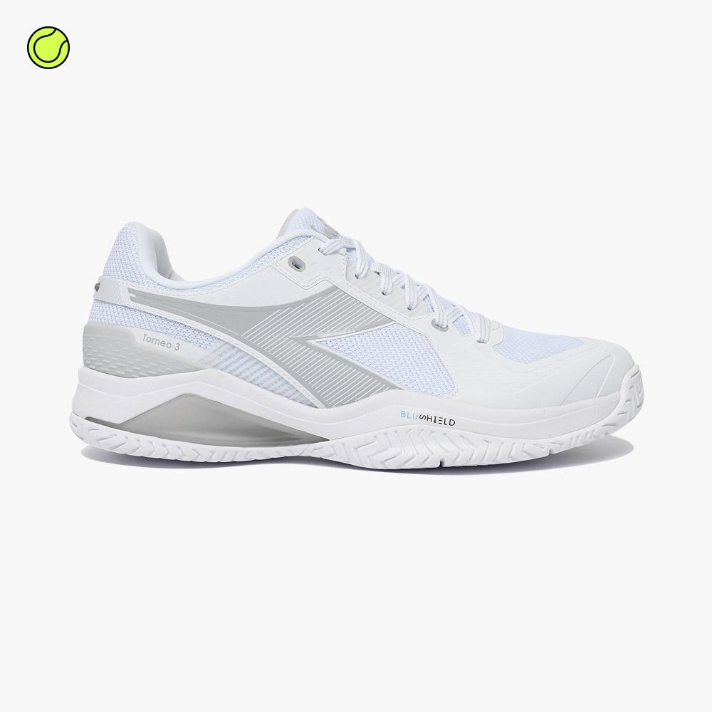 Diadora Blue Shield Torneo 3 Ag White