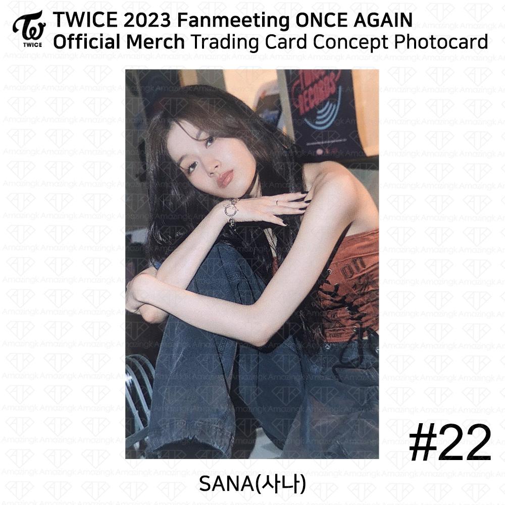 Twice 8. Jahrestag ONCE AGAIN Fanmeeting Pop-up MD Sammelkarte Fotokarte