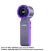 3600mAh Rechargeable Electric Handheld Fan 100 Speeds Adjustable Portable Outdoor Foldable Mini Air Cooling Turbo Fan W/ Lanyard