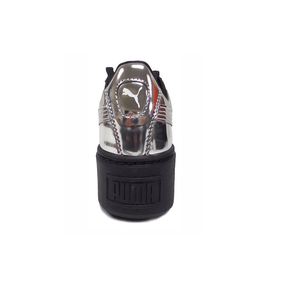 PUMA Platform Metallic Gs Silver Women's 362339-06