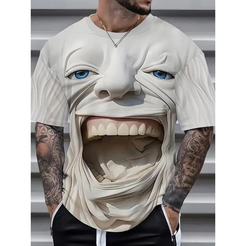 Men's Casual Sports 3D Printed T-shirt