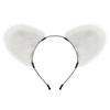 Original bear ear headband, realistic animal ear design cos Multicolored panda ear plush hair accessories