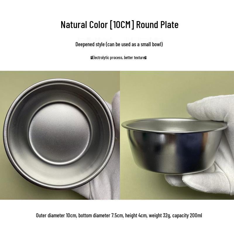 304 Stainless Steel Round Korean & Japanese Sauce Dish