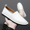Fashion 2025 Spring Autumn Hot Selling Men's Genuine Leather Shoes Massage Sole Comfortable Men's Loafers Simple Trendy Business Shoes