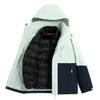 The latest popular down liner jacket autumn and winter men's and women's detachable ski clothing outdoor windproof jacket 90 down