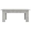 Coffee Table Concrete Grey 100 x 60 x 42 cm Wood Based Material
