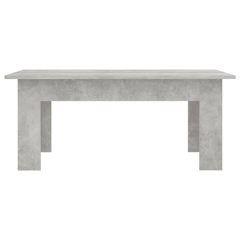 Coffee Table Concrete Grey 100 x 60 x 42 cm Wood Based Material