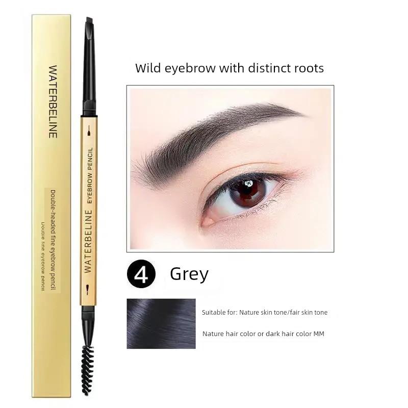 [Buy 1 Get 1 Free] Eyebrow Pencil Long Lasting Waterproof Non-Decolorizing Sweat-Proof Distinct Look Wild Eyebrow Novice Female Official Authentic