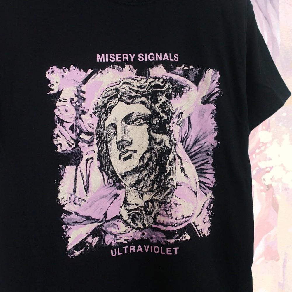 ГОРЯЧИЙ! Misery Signals Черная Хлопковая Футболка Все размеры S-5XL Подарок Для Фанатов Футболка DS219 Унисекс Футболка M