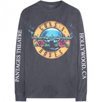 Guns N Roses Unisex Adult Hollywood Tour Long-Sleeved T-Shirt