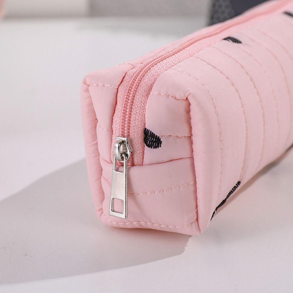 Zipper Pen Bag Soft Touch Stationery Bag New Pencil Case  School Supplies