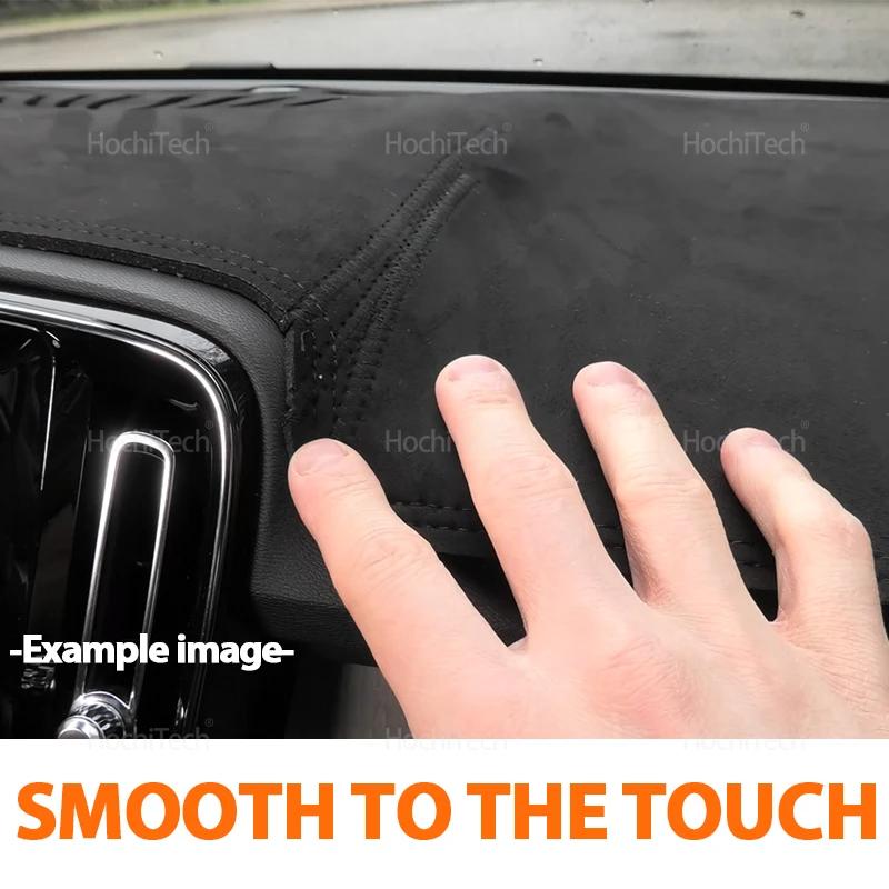 For Skoda Yeti 5L 2009-2017 Black Brown Suede Leather Dashmat Dash Mat Cover Dashboard Pad Sunshade Carpet Car Accessory